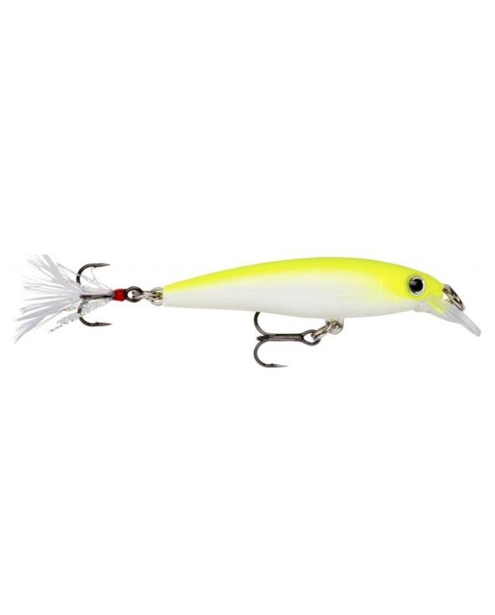 Rapala Shad Rap Size 7 Silver Fluorescent Chartreuse Crankbait