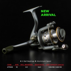 Guangwei Attack AT1000 Front Drag Spinning Reel