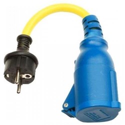 Victron Adapter Cord Shore Power CEE Coupling to Schucko Plug