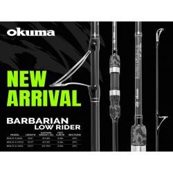 Okuma Barbarian Low Rider Carp Black 8' 2PC